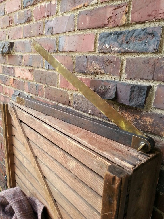 Antique 2ft Brass Carpenters Square Large Vintage