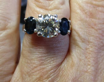 Kiss Me Once Moissanite Ring main image 1