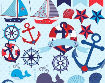 {Französische küche clipart
45} Nautical clip art | Etsy | {Französische küche clipart
45}