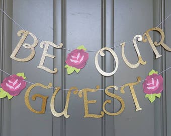 Be our guest banner | Etsy