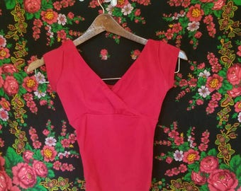 Comfty Red leotard xs/s