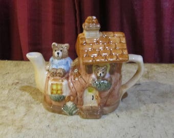 Ceramic Teddie's Shoe House Depot
