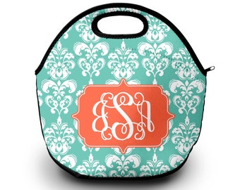 Lunch Bag for Women | Damask | Lunch Bag | Gift for Her Lunch Bag for Women