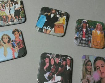 Clueless, Pin Back Buttons, Cher, Fashion Girl, Backpack Pins, Custom Pins, Beverly Hills