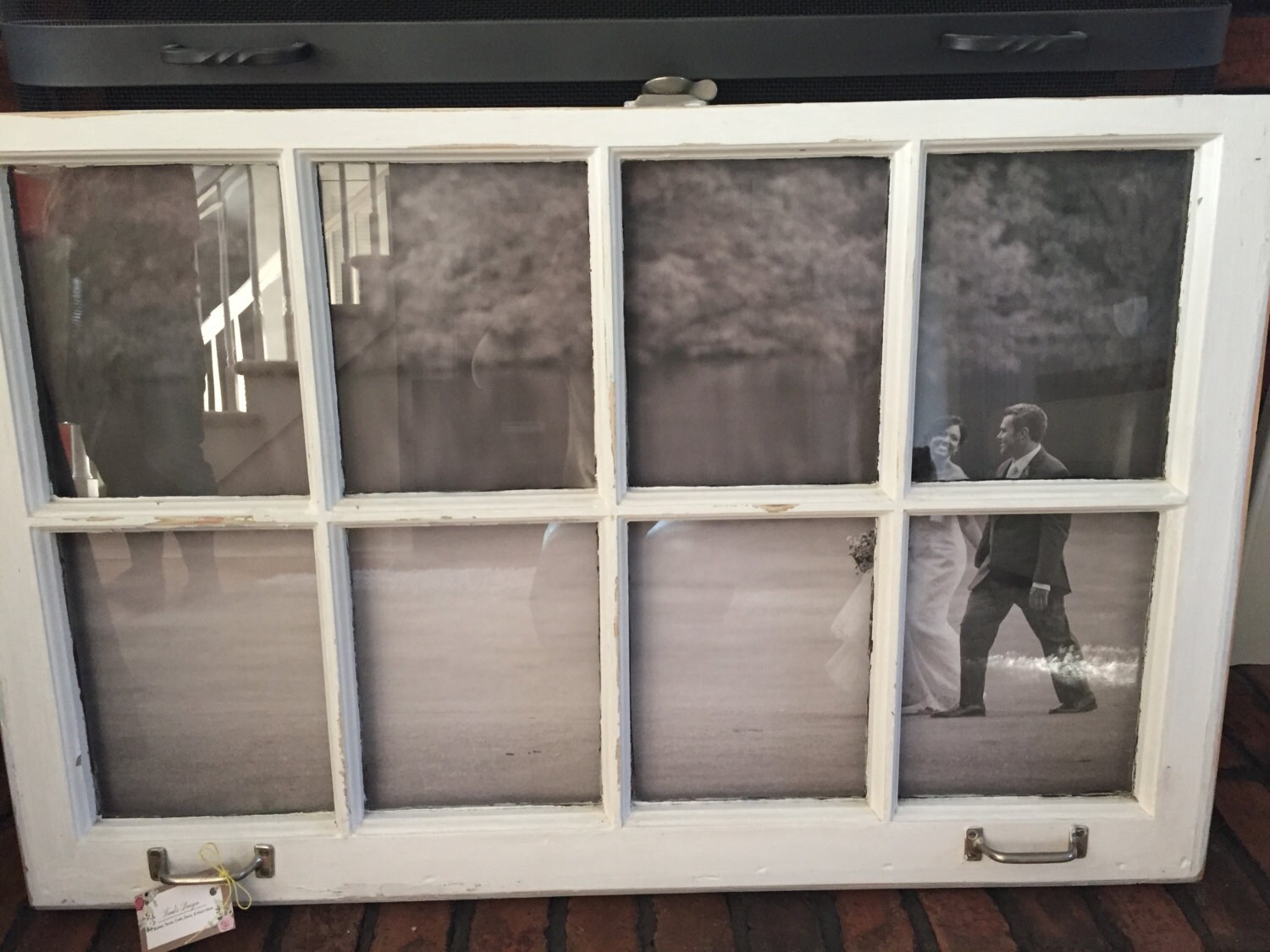 Customizable Rustic Window Pane Picture Frame by TweetsDesign