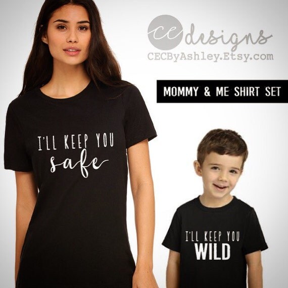 mommy and me mom and son shirt SET OF 2 SHIRTS matching