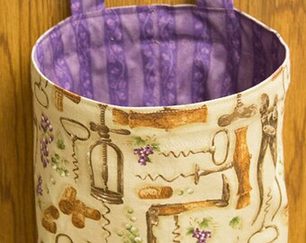 Thread Catcher, Scrap Caddy, Scrap Bag With Pin Cushion