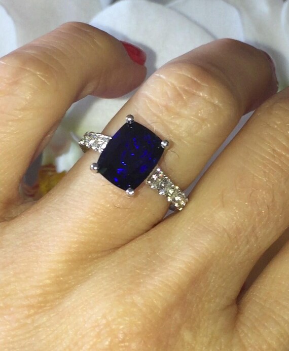 engagement rings diamond and sapphire