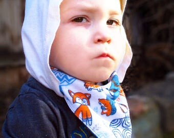 Baby drool Bandana - baby Bibdana - Baby bib - FREE SHIPPING - Customize - choose any three! - baby neckerchief