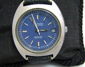 Vintage Mu Du with blue dial.