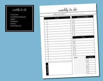 Weekly To Do List