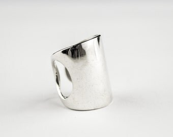 P25 Adjustable Ring Taxco Mexican 925 Sterling Silver Mexico