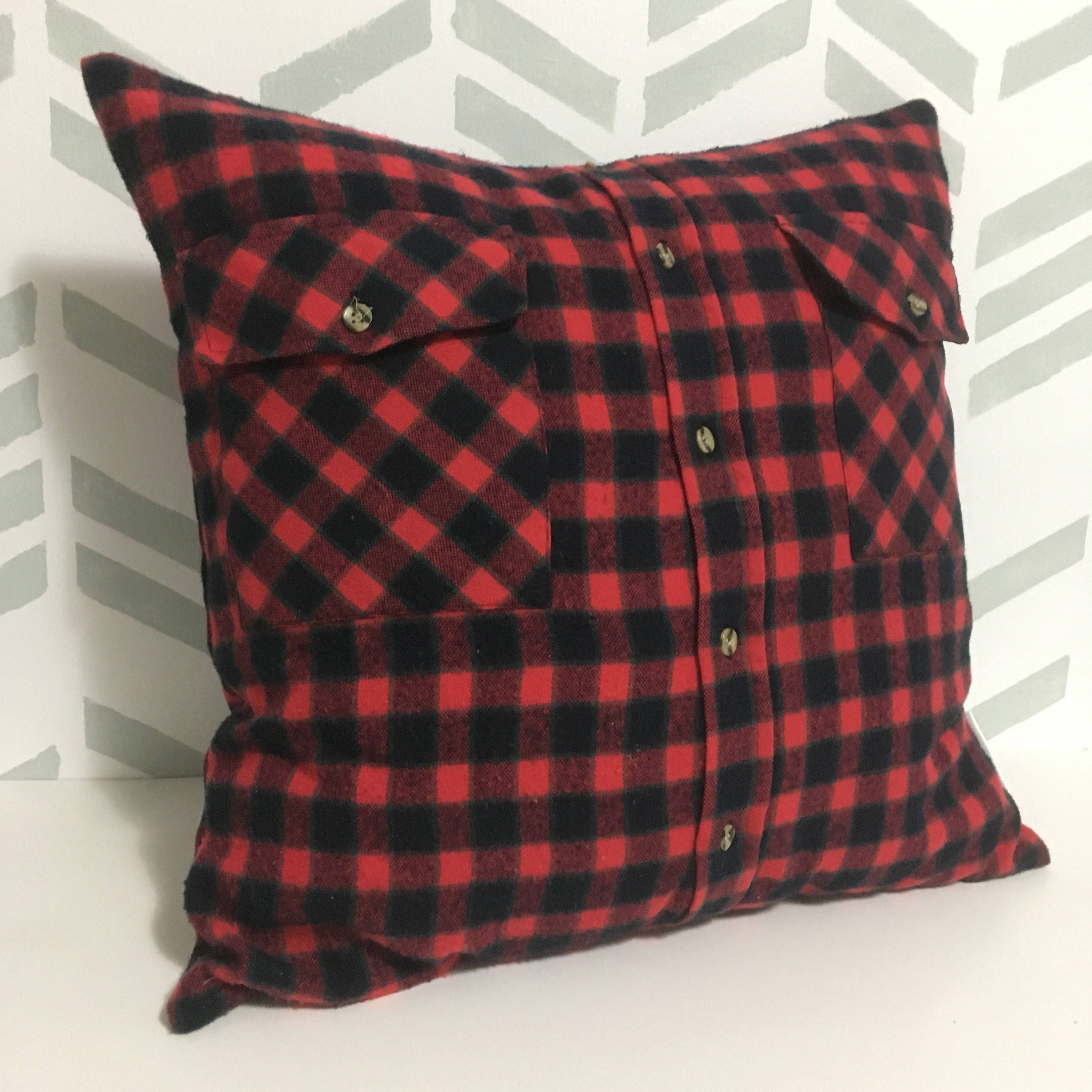 Button Down Shirt Memory Pillow Covers Comes with Pillow