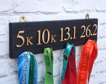Running Medal Holder/Medal Hanger/Medal Rack/Gift for Marathon Runner/Sport/Father's Day Gift/Marathon Medals/Running Medal Display
