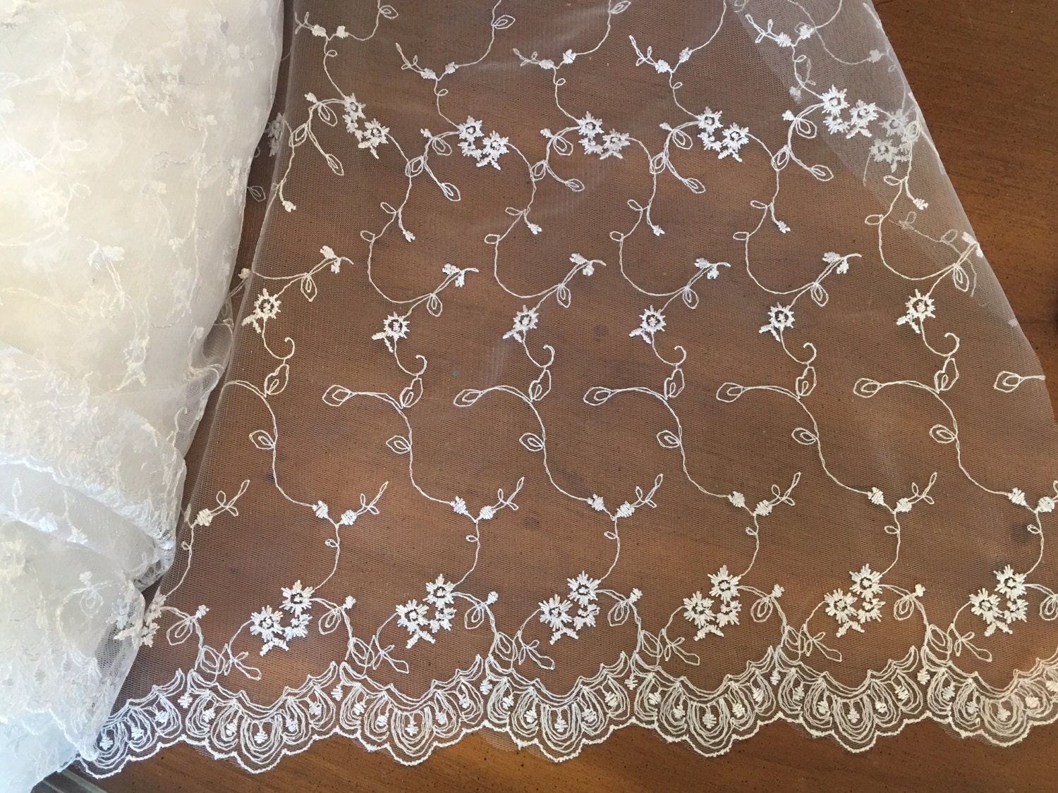 sheer wedding fabric