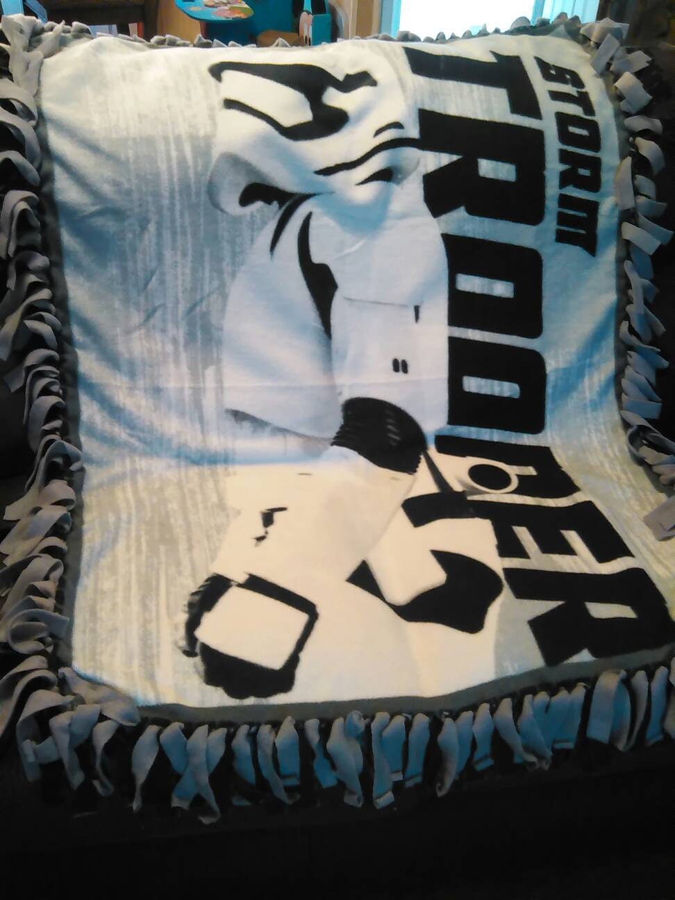 No sew fleece throw starwars throw starwars fleece blanket
