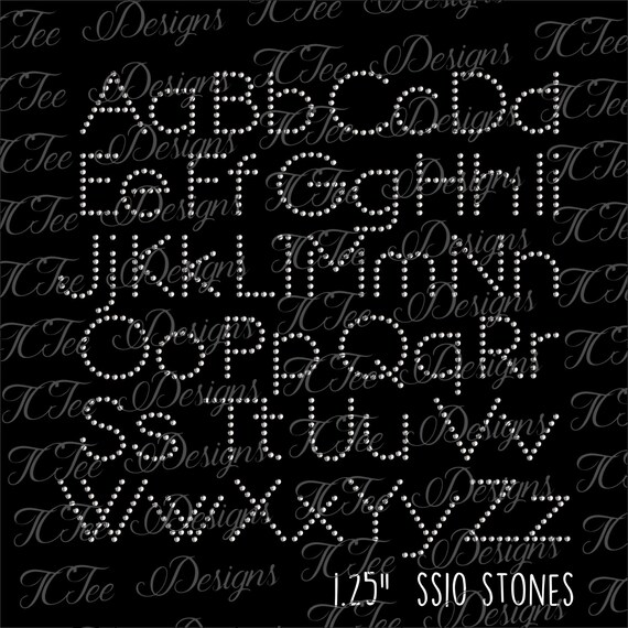 alphabet rhinestone templates alphabet rhinestone templates