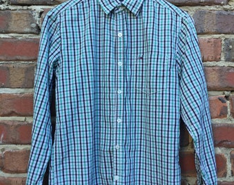 Tommy Hilfiger Check Long Sleeve Shirt Green and Black