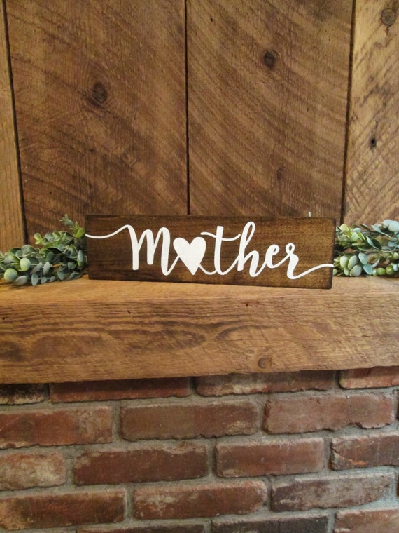 Items similar to Mother sign, mothers day gift, mothers ...