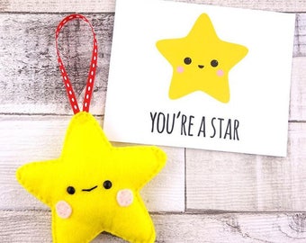 You're a Star, send a friend, well done card, congratulations gift, graduation gift