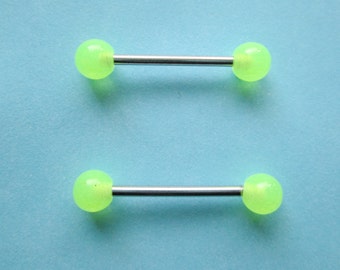 Glow in the dark nipple ring, Nipple piercing, glow nipple piercing , Nipple jewelry, glow nipple jewelry, Nipple ring, Boho nipple ring