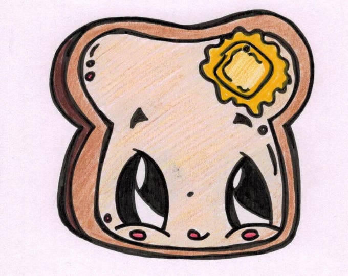 Buttered Toast Cartoon