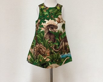 T-Rex Pinafore Dress