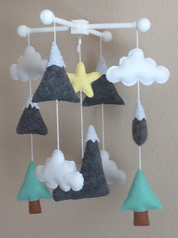 Mountain Baby MobileBaby Mobile MountainsNature by FiveEarlyBirds