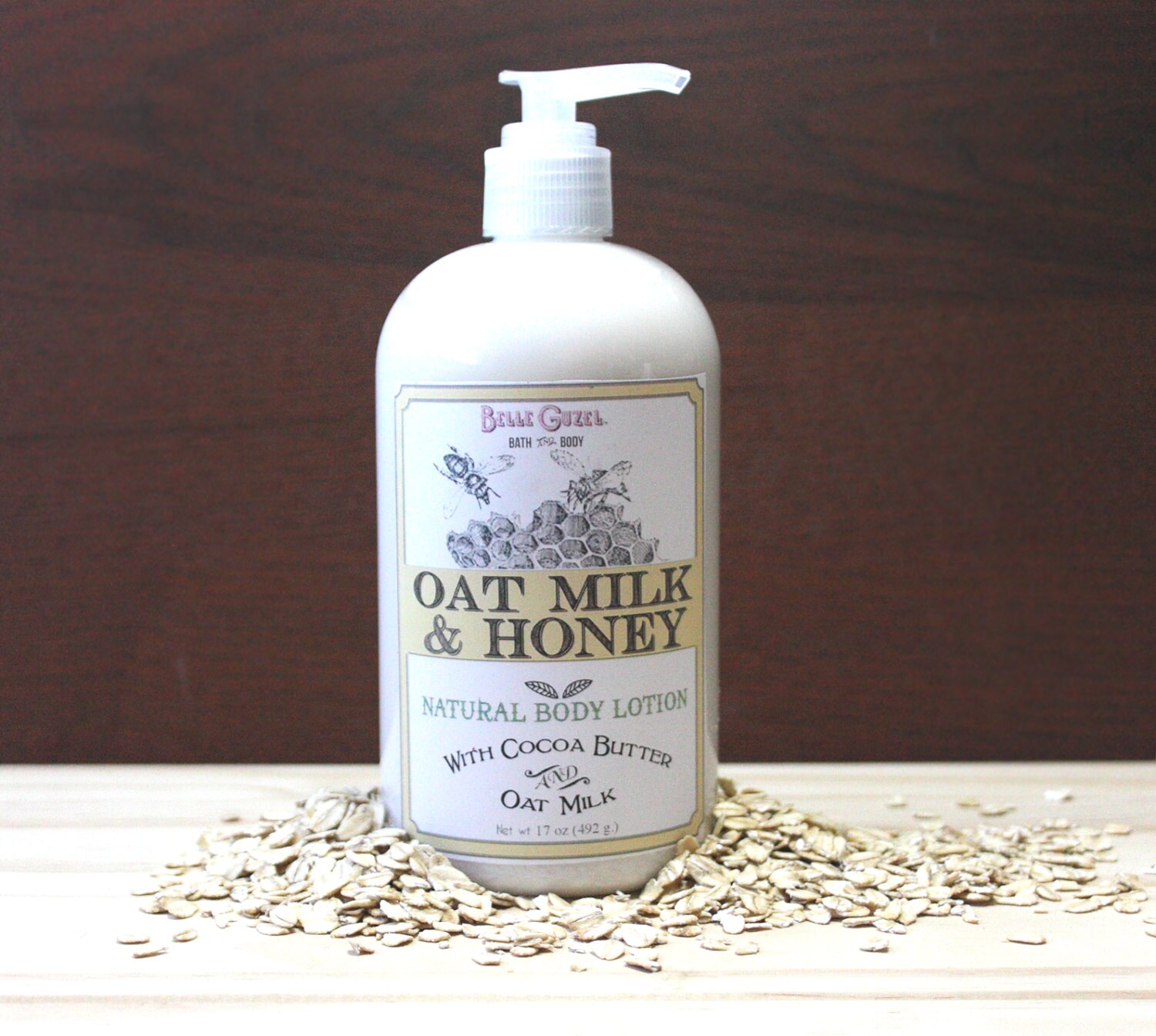 OatMilk Honey Body Lotion Organic Oats Aloe Vera