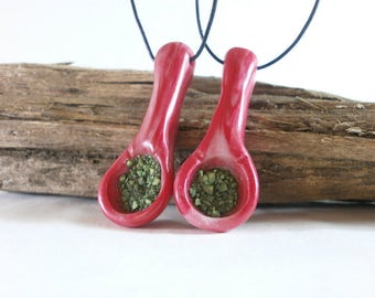 Girly Pipe, BFF Necklace for 2, Best Buds Necklace, Weed Pipe, Stoner Gift, Weed Accessories, Wake and Bake, Marijuana Lover, Fake Pipe