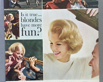 Image result for blondes have more fun clairol ad