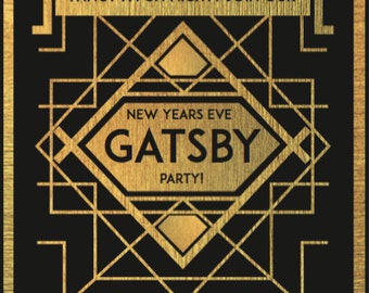 Gatsby Inspired New Year's Eve Party Printables