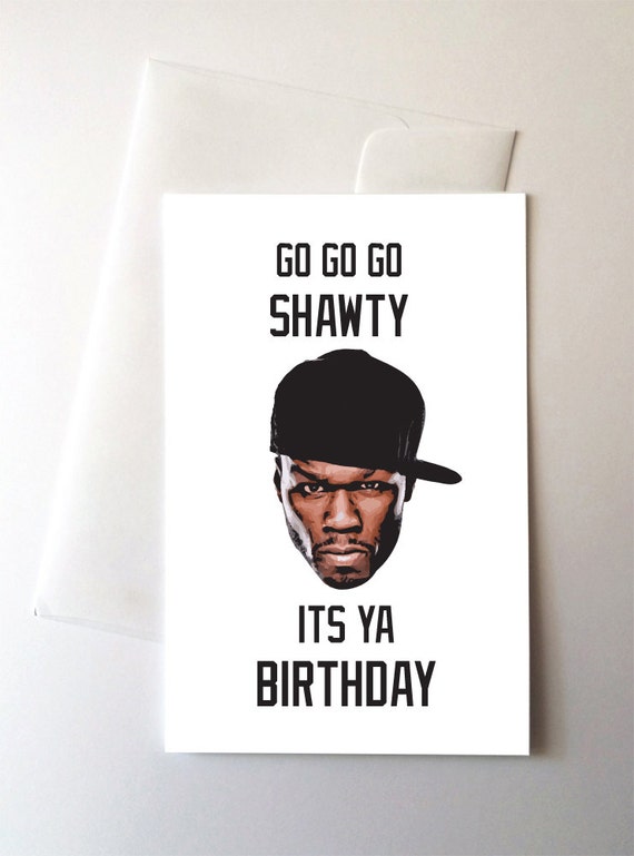 50 Cent Birthday Card