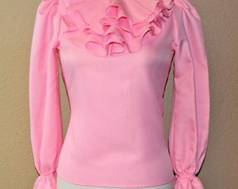 Tiered Ruffle Blouse (Ready To Ship) Size 10