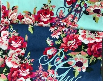 Maternity Robe Plus Size, Kimono, Bridesmaid Robes, Bridal Party Robe, Floral Robe, Delivery Robe, Baby Shower Gift, Nursing Robe