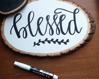 Wood Slice Home Decor, Wood Slice, Large Wood Slice, Wood Slice Sign