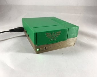 Raspberry Pi Case Zelda NES Nintendo with LED - Zelda Theme - 2B or Pi 3