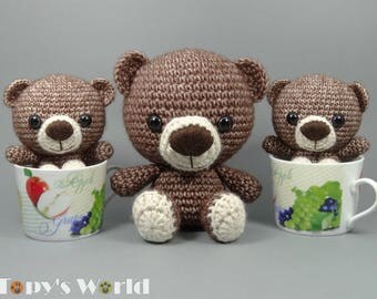 MARCELL Teddy - Crochet pattern (English and Hungarian)
