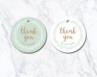 Unicorn Party Favor Tags Thank you tags Unicorn Themed