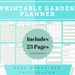 the ultimate printable garden planner
