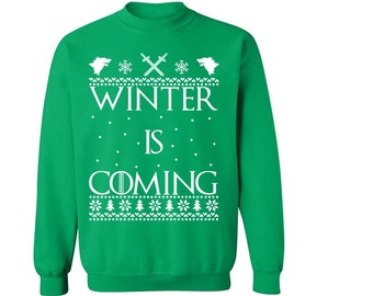 Winter is coming crewneck