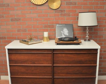SOLD! Two-toned Vintage Mid Century Modern Danish Dresser *SOLD*