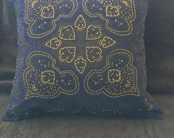 Handmade decorative pillow cover