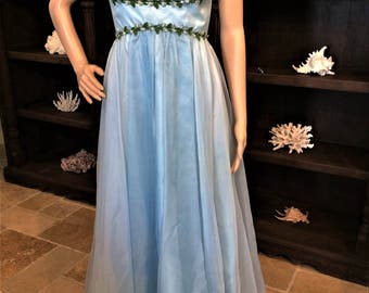 Maternity Dress Plunging neckline sleeveless with chiffon
