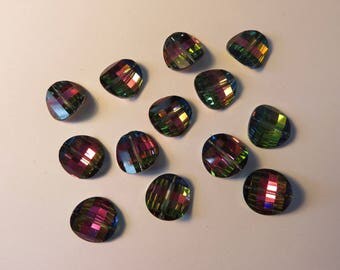 12 x art 5107 R or L col VITRAIL MEDIUM II - pagoda - 12 mm