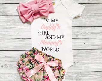 Baby girl coming home outfit | Etsy