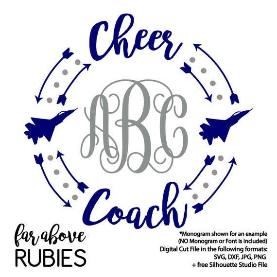 tumblers party Arrows Coach Team monogram Spirit Monogram Wreath Cheer Jets
