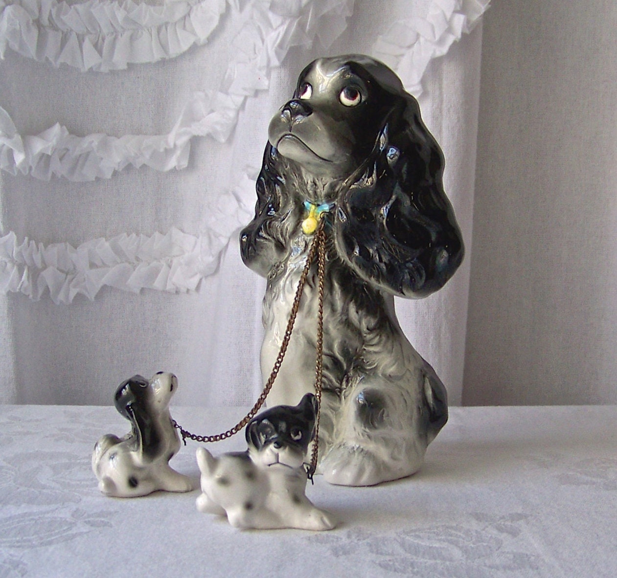 antique dog statues figurines