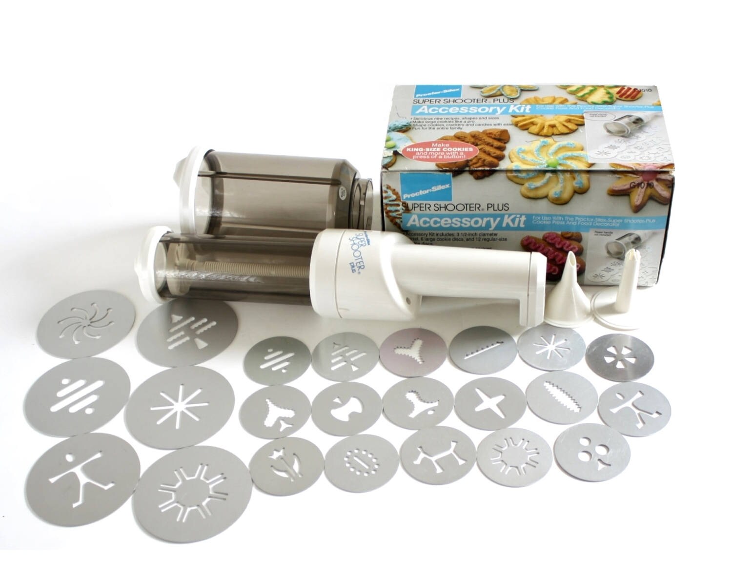 Super Shooter Cookie Press Cordless Electric Proctor Silex