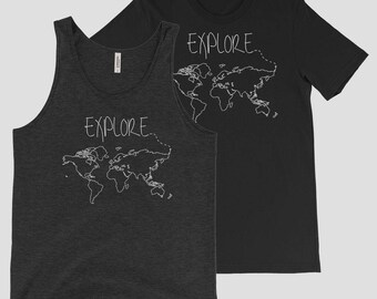 World Map Tshirt